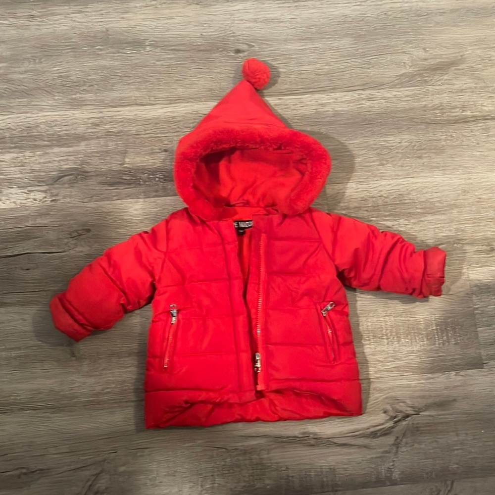 Steve Madden Infants Red Bomber Coat